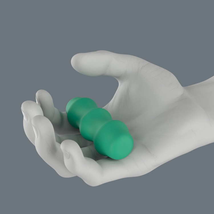 Zestaw narzędzi wkrętakowych Kraftform Kompakt Vario RA; 7 części Wera - Wygodnie leży w dłoni