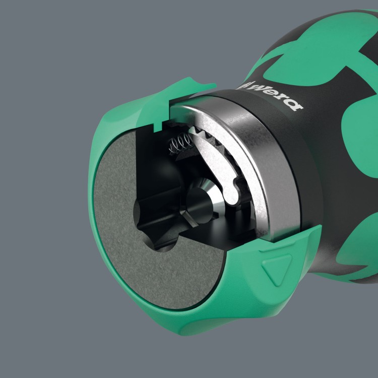 Wkrętak Kraftform Kompakt Stubby Magazin RA 2; 6 części Wera - Innowacyjny mechanizm zapadkowy