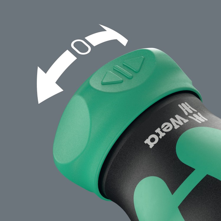 Wkrętak Kraftform Kompakt Stubby Magazin RA 4; 6 części Wera - Intuicyjne przełączanie i wyłączanie funkcji grzechotki