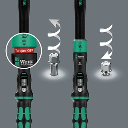 Zestaw narzędzi do wymiany kół samochodowych Click-Torque Lock C 3 Set 1 Wera - kontrolowane dokręcanie i odkręcanie