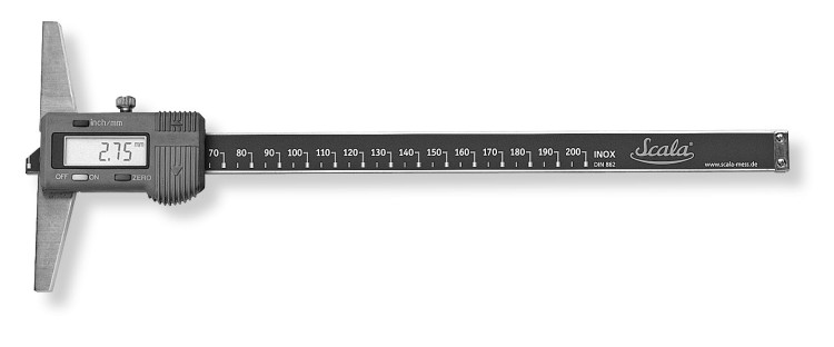 Głębokościomierz elektroniczny na zawieszce Scala 323