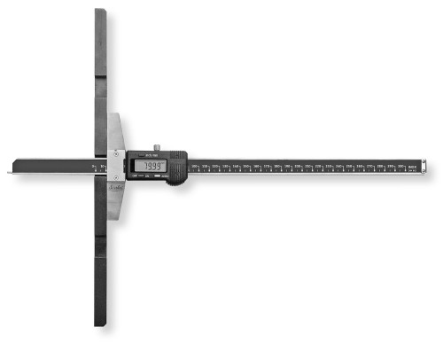 Głębokościomierz elektroniczny z szeroką podstawą Scala