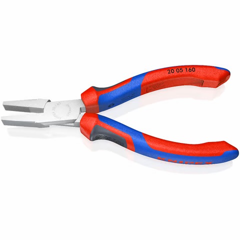 Szczypce płaskie, rękojeści dwukomponentowe Knipex 20 02 / 20 05  - 1