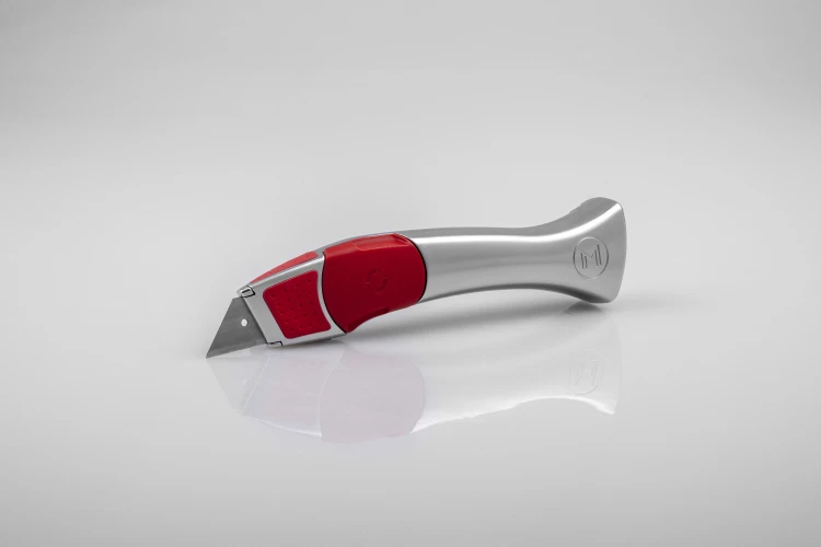 Nóż z ostrzem trapezowym Evo z kaburą do paska Mozart -4