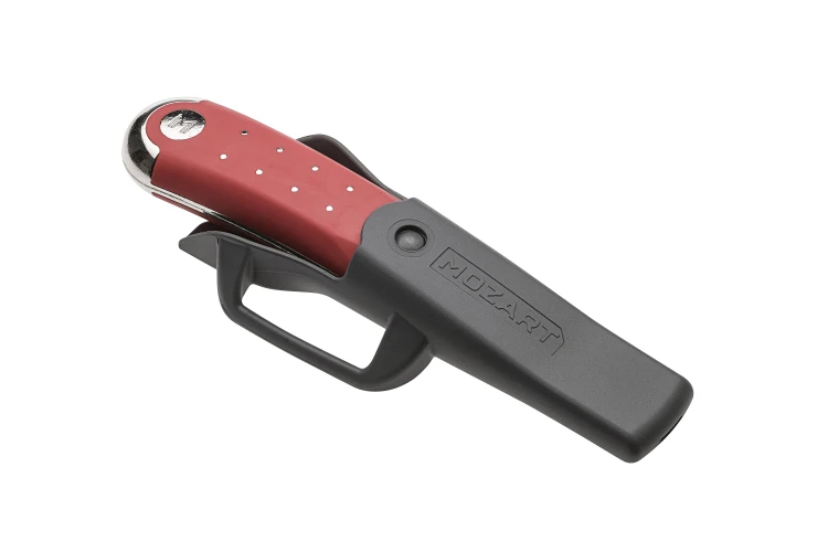 Nóż z ostrzem trapezowym S2 z kaburą do paska Mozart - w kaburze 1