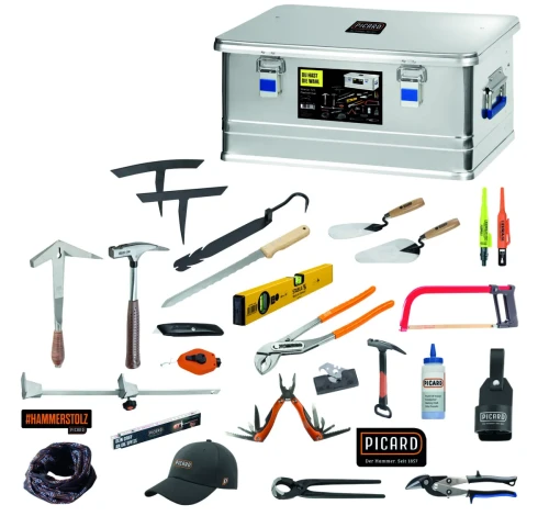 Zestaw startowy dla dekarza w skrzynce aluminiowej Picard 0070021-011