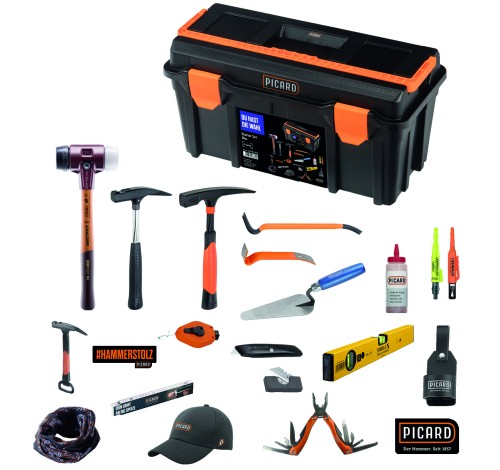 Zestaw startowy dla murarza w skrzynce plastikowej Picard 0070021-030