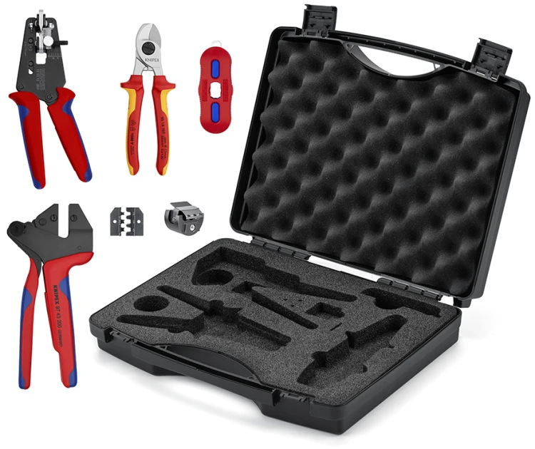 Narzędzia w walizce do montażu instalacji fotowoltaicznych w zestawie Knipex - 3