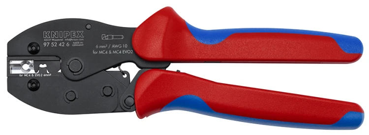 Szczypce do zagniatania łączy MC4 I MC4 EVO 2 Knipex - 1