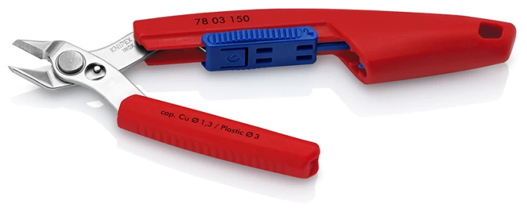 Szczypce Slim Knips do precyzyjnych prac mechanicznych Knipex 78 03 150 - 2