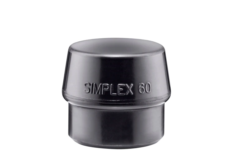 Młotek SIMPLEX końcówki - niebieski miękki i szary średni elastomer + 2 końcówki SIMPLEX oraz nóż Halder 3113s004 - dodatkowa końcówka 2