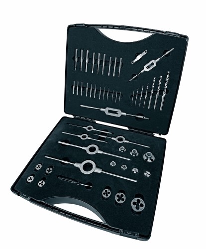 Zestaw narzędzi do gwintowania (drobnozwojne) do metalu w zestawie 49-cz, MF3 - MF12 HSS DIN 13, Basic DKM 4700-0085
