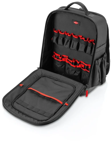 Plecak narzędziowy Modular X15 do zastosowań w branży sanitarnej z wyposażeniem Knipex 00 21 51 HK S