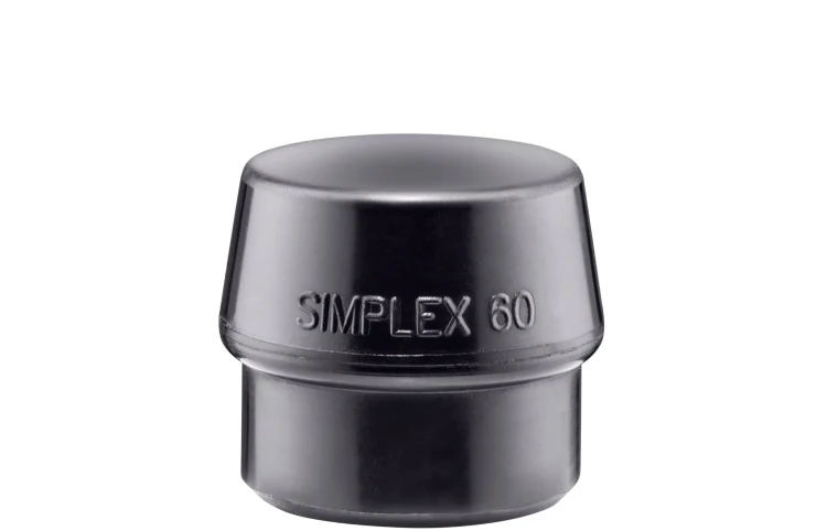 Młotek SIMPLEX końcówki - niebieski miękki i szary średni elastomer + 2 końcówki SIMPLEX oraz nóż Halder 3113s004 - dodatkowa końcówka 2
