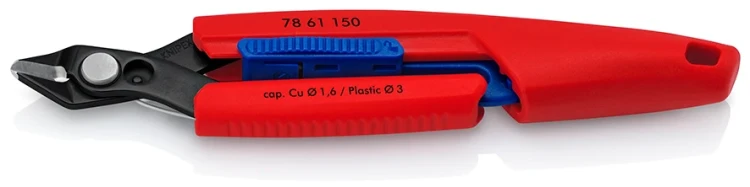 Szczypce Slim Knips do precyzyjnych prac mechanicznych Knipex 78 61 150 - 1