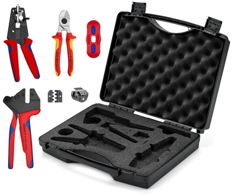 Narzędzia w walizce do montażu instalacji fotowoltaicznych w zestawie Knipex - 7