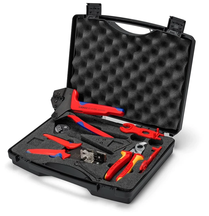 Narzędzia w walizce do montażu instalacji fotowoltaicznych w zestawie Knipex - 2