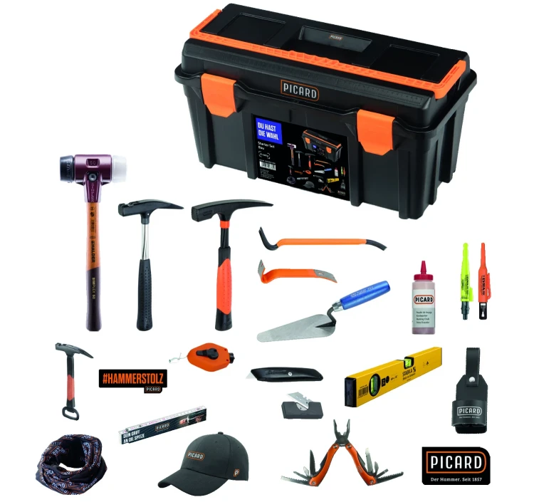 Zestaw startowy dla murarza w skrzynce plastikowej Picard 0070021-030