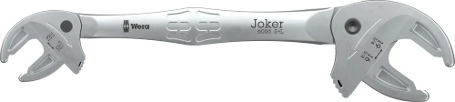 Samonastawny dwustronny klucz płaski Joker 6006 Joker S/L, 10; 11; 12; 13 x 7/16; 1/2" x 16; 17; 18; 19 x 5/8; 11/16; 3/4" x 208.6 mm Wera