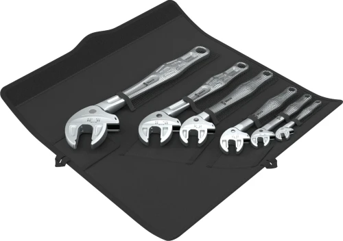 Zestaw samonastawnych kluczy płaskich z grzechotką 6004 Joker 6 Set 1, 6 części Wera
