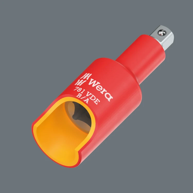 Adapter VDE 781 B/A, izolowany, 3/8", 781 B/A x 1/4 x 66 mm x 3/8" Wera  - 2