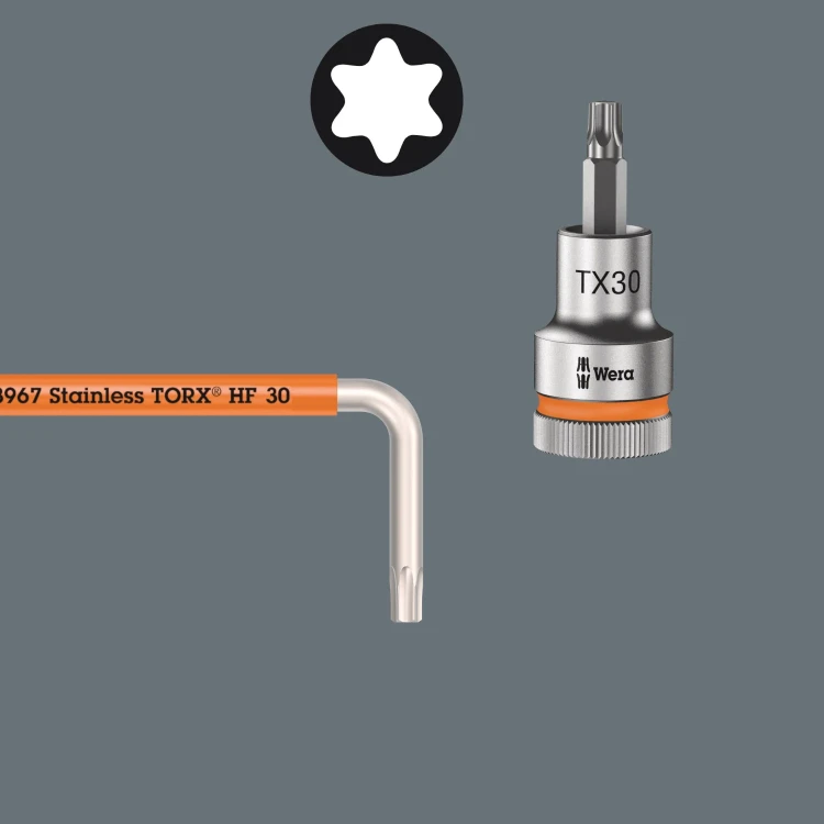 Zestaw kluczy trzpieniowych z funkcją przytrzymywania 3967/9 TX SXL Multicolour HF Stainless 1 ze stali nierdzewnej; 9 części Wera - System wyszukiwania narzędzi Take it easy