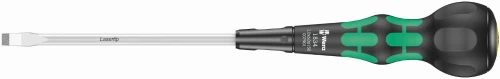 Wkrętak do śrub z nacięciem prostym (z rowkiem); warsztatowy; z rękojeścią kulistą Kraftform Ball-Grip 1834; 1 x 6 x 150 mm Wera