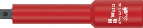 Przedłużka 8794 SA VDE Zyklop; izolowana; krótka; 1/4"; 1/4" x 91 mm Wera