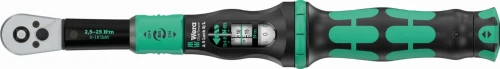 Klucz dynamometryczny Click-Torque A 5 R/L; nastawny z przekładanym zabierakiem czworokątnym (1/4") 1/4" x 2.5-25 Nm Wera