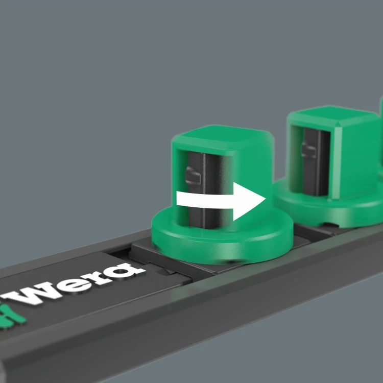 Listwa magnetyczna 9661 B Impaktor Deep Imperial 1 z zestawem kluczy nasadowych; 3/8"; 9 części Wera- 4