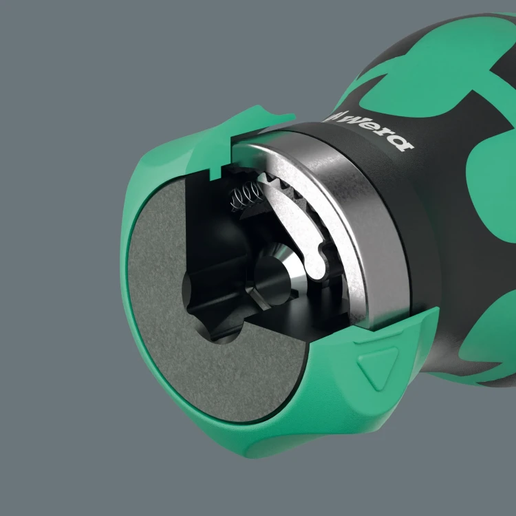 Wkrętak Kraftform Kompakt Stubby Magazin RA 4; 6 części Wera - Innowacyjny mechanizm zapadkowy