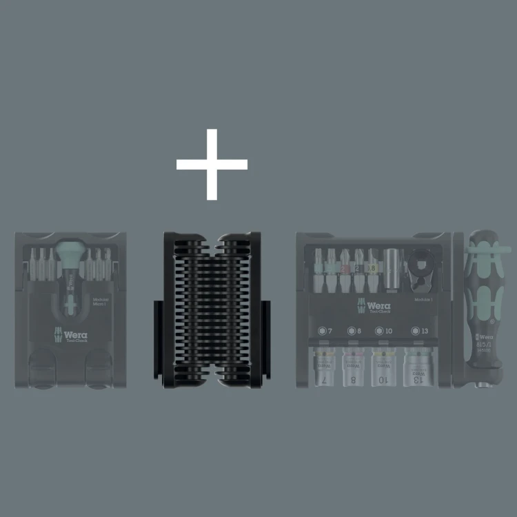 Zestaw Tool-Check Modular Set Imperial 1; 50 części Wera - Elastyczny zawias 9550 do systemu ToolCheck Modular