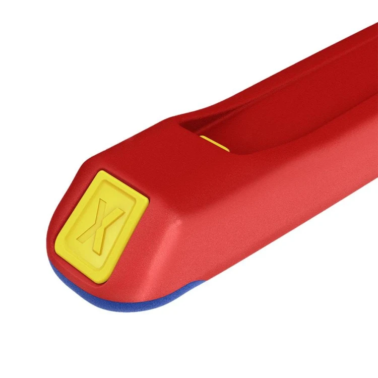 Klipsy oznaczeniowe fioletowe ColorCode Clips Knipex 00 61 10 CV - w użyciu 1