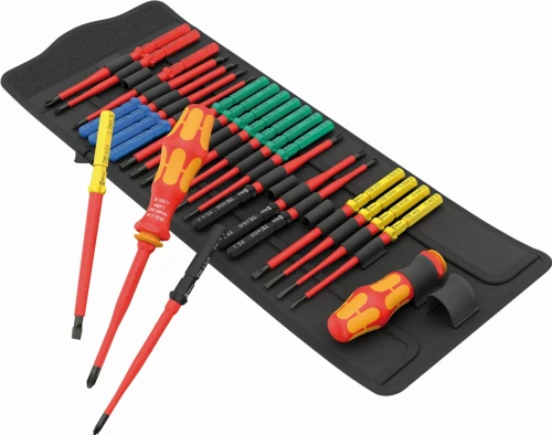 Rękojeści oraz trzpienie izolowane w zestawie 26-cz. Kraftform Kompakt VDE Big Pack 1 Wera - 1