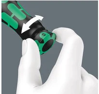 Klucz dynamometryczny Click-Torque Lock A 6, nastawny z grzechotką Wera - Łatwe ustawianie