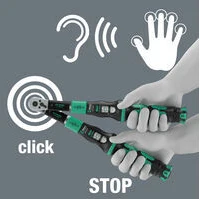 Klucz dynamometryczny Click-Torque Lock A 6, nastawny z grzechotką Wera