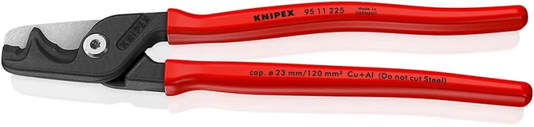 Nożyce do cięcia kabli i przewodów, PCW StepCut® XL Knipex 95 11 225 - 2