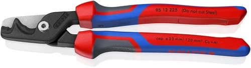Nożyce do cięcia kabli i przewodów, rękojeści trzykomponentowe StepCut® XL Knipex 95 12 225 - 1