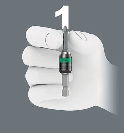 Uchwyt magnetyczny szybkomocujący do bitów (grotów i końcówek) 1/4" Rapidaptor® Wera 889/4/1 K - 5