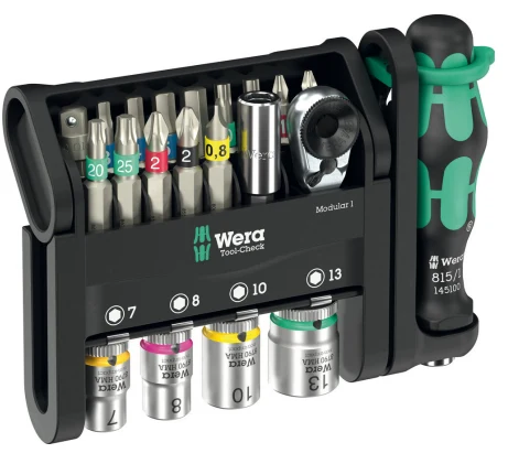 Zestaw narzędzi Tool-Check Modular Set 1, 50-cz. Wera 049020 - 17