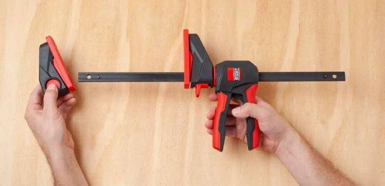 Zestaw 2 ścisków (zacisków) jednoręcznych szybkomocujących z uchwytem obrotowym 110/40 mm Bessey EZ360S-11SET - 3