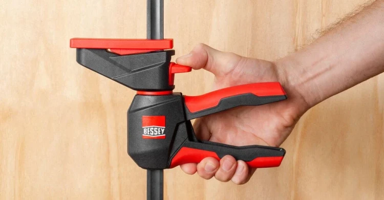 Zestaw 2 ścisków (zacisków) jednoręcznych szybkomocujących z uchwytem obrotowym 110/40 mm Bessey EZ360S-11SET - 8