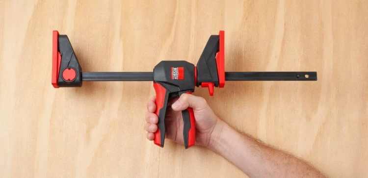 Zestaw 2 ścisków (zacisków) jednoręcznych szybkomocujących z uchwytem obrotowym 110/40 mm Bessey EZ360S-11SET - 9