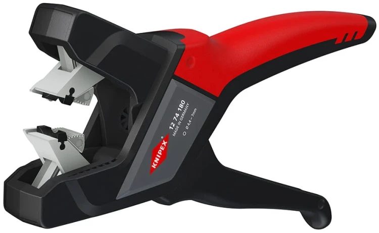 Ściągacz izolacji od 4,4 do 7,5 mm samonastawny 175 mm Knipex 12 74 180 - 1