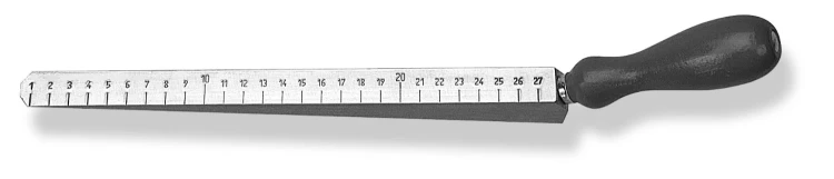Klin pomiarowy (szczelinomierz klinowy) 0-27 cm Scala 453.101