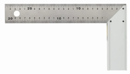 Kątownik stolarski stal nierdzewna/aluminium Scala 415