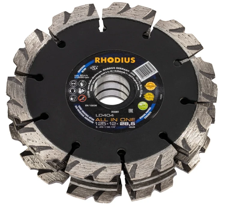 Tarcza diamentowa do bruzdownicy Rhodius LD404 ALL IN ONE - 1