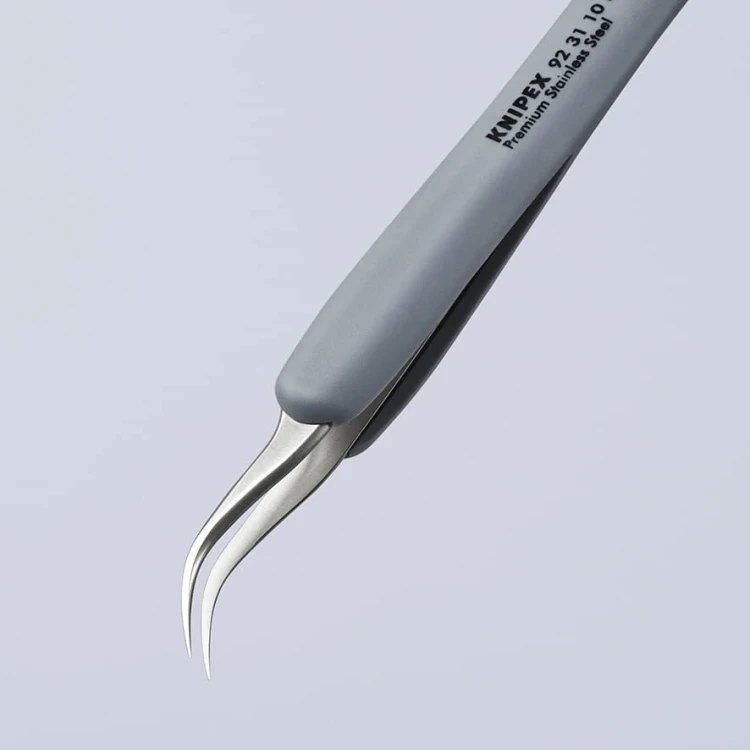 Pęseta (pinceta) antymagnetyczna Knipex 92 31 10 ESD - 4