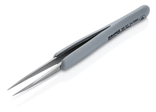 Pęseta (pinceta) antymagnetyczna Knipex 92 21 14 ESD - 1