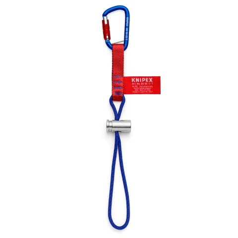 Paski mocujące z karabińczykiem Knipex 00 50 13 T BK - 1